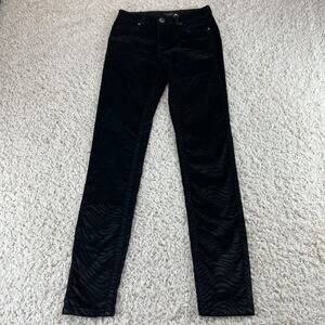 Ted Baker Animal Print Black Skinny Pants Size 25 - NEW